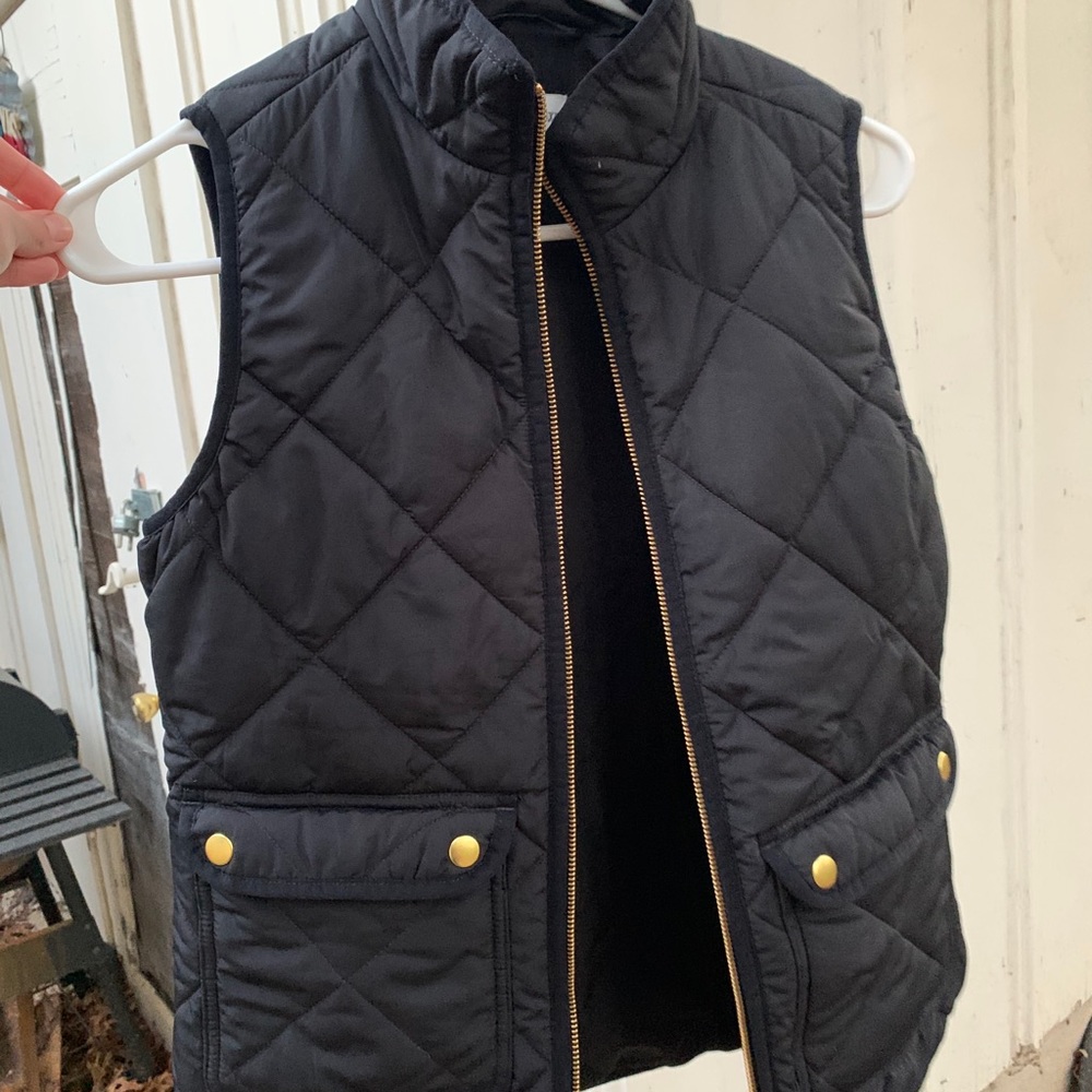 XXS J.Crew quilted vest
